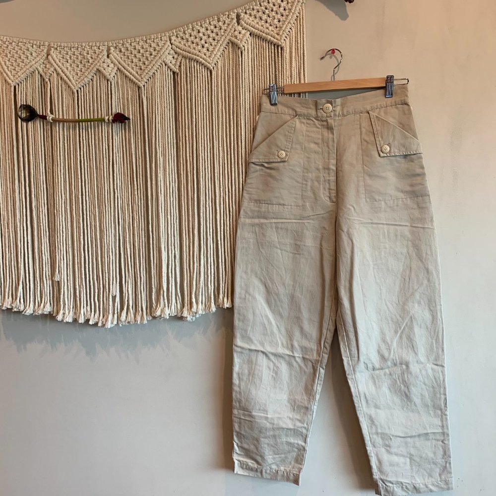Ilana Kohn Cream Straight Leg Pants